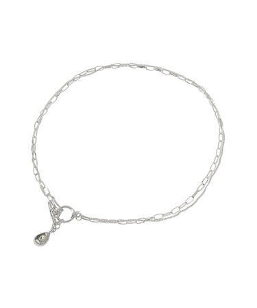 トップメタル2連マンテルネックレス