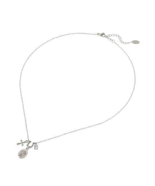 【ステンレス】トップマルチチャームネックレス