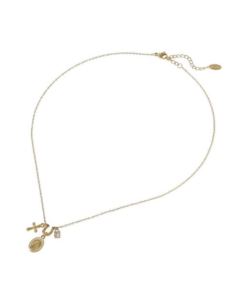 【ステンレス】トップマルチチャームネックレス