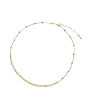 フロントビーズチェーンネックレス