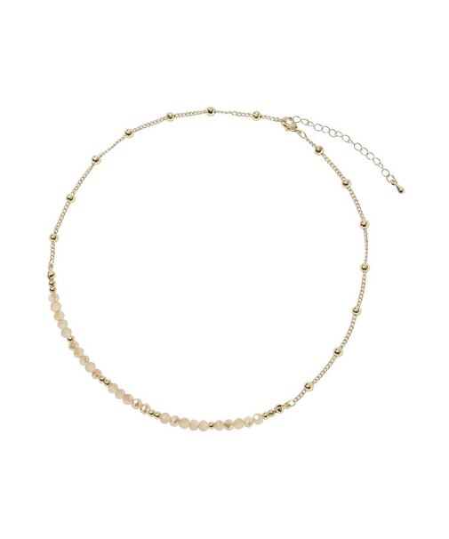 フロントビーズチェーンネックレス
