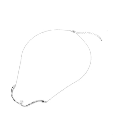 パール付きスマイリーネックレス