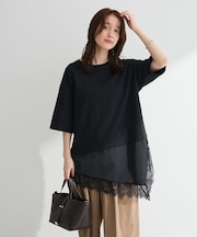 レースドッキングTシャツ