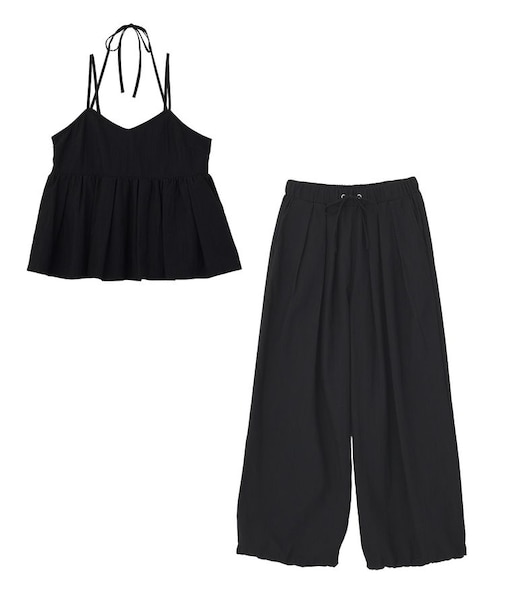 SET２点キャミビスチェ+ワイドパンツ