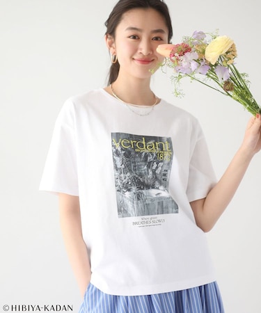 日比谷花壇コラボモノクロTEE