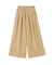 接触冷感イージーワイドタックパンツ