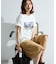【適ON】汗染み防止ボックスロゴTシャツ