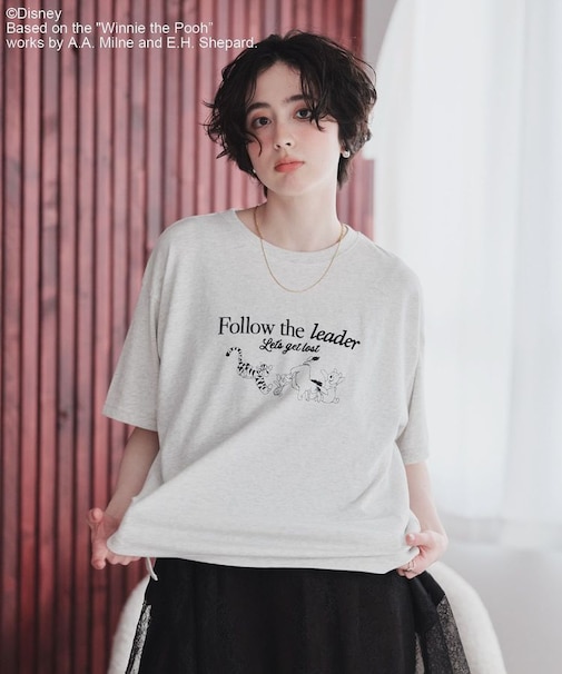 Winnie the Pooh/フロッキーロゴTシャツ