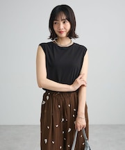 シアーノースリーブプルオーバー