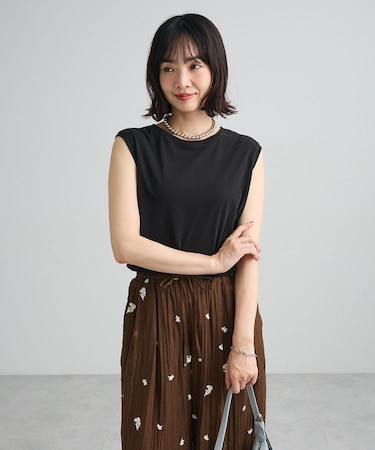 シアーノースリーブプルオーバー