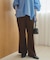 ピンタックフレアパンツ