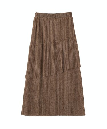 シアーカットティアードスカート