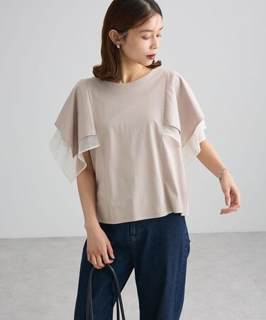 イレギュラースリーブカットプルオーバー
