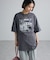 レースドッキングオーバーサイズロゴTシャツ