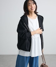 【OTONAパーカー】【WEB限定カラーあり】エアリークッションカットドロストパーカー