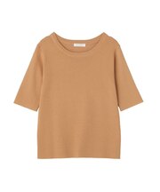 5分袖ニットプルオーバー