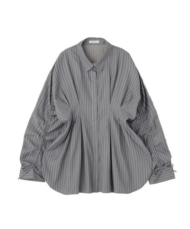 【WEB限定】ドロストシャーリングウエストタックシャツⅢ