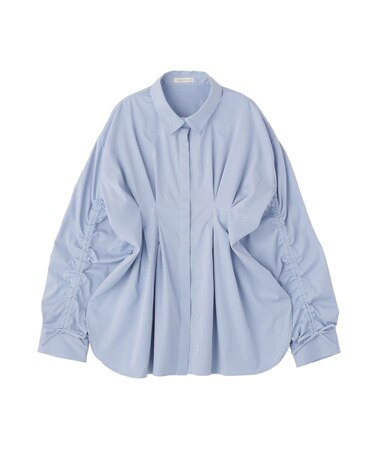 【WEB限定】ドロストシャーリングウエストタックシャツⅢ