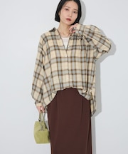 【しゃれシャツ】2wayシャーリングシャツ