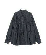 シャーリングブラウス