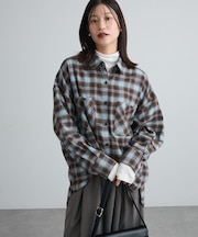 2wayネルチェックシャツ
