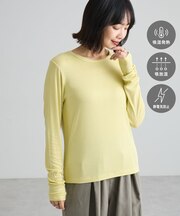 マルチ機能ボートネックプルオーバー