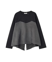 ビスチェ風ドッキングプルオーバー