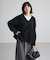 【WEB限定カラーあり】モールVネックニットプルオーバー