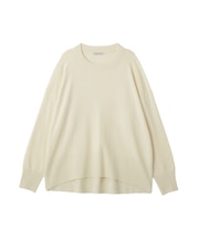 【WEB限定カラーあり】ここちクルーネックニットプルオーバー