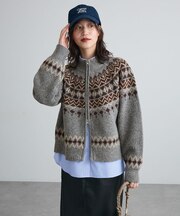 ノルディックニットカーディガン