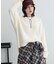 【WEB限定カラーあり】表面モールニットプルオーバー