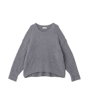 【WEB限定カラーあり】表面モールニットプルオーバー