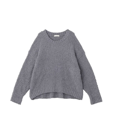 【WEB限定カラーあり】表面モールニットプルオーバー