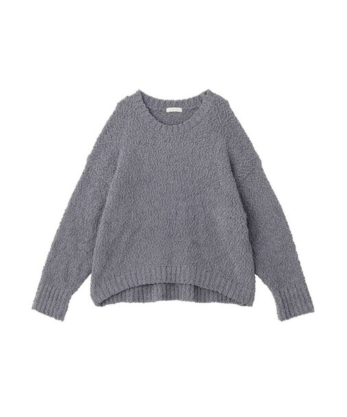 【WEB限定カラーあり】表面モールニットプルオーバー