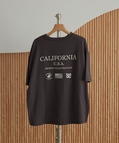 BEVERLY HILLS POLO CLUB 別注バックプリントTシャツ