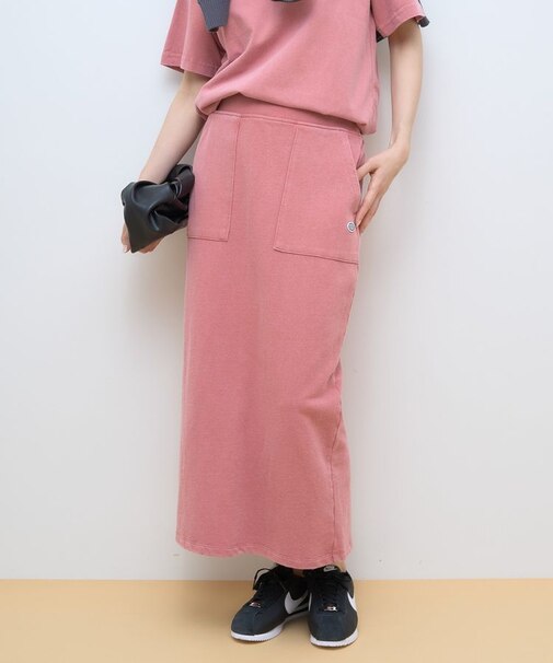 DISCUS 加工裏毛ナロースカート