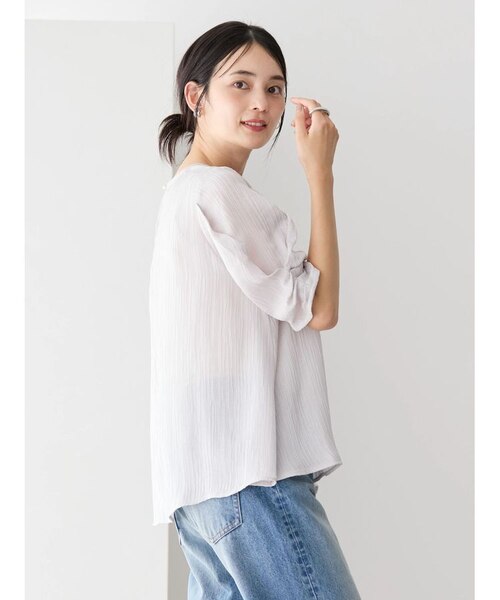 Apuweiser-riche♡大人可愛い袖コンシャスブラウス Apuweiser-riche♡大人可愛い袖コンシャスブラウス
