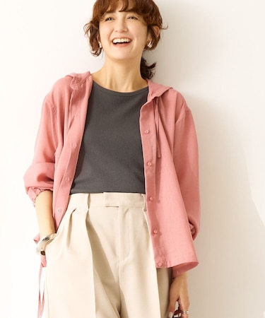 シアーフーディーシャツ