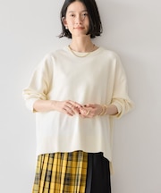 バイパチサイドスリットニットプルオーバー