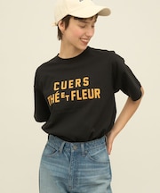 デザインカレッジロゴプリントTシャツ