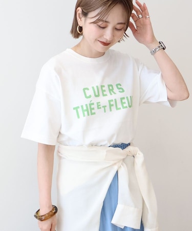 デザインカレッジロゴプリントTシャツ