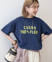 デザインカレッジロゴプリントTシャツ