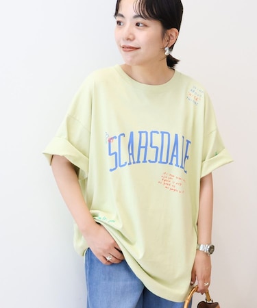 総柄ロゴTシャツ