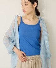 チュールキャミタンクトップ