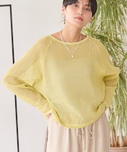 メッシュ長袖Tシャツ