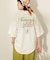 バックロゴプリントTシャツ
