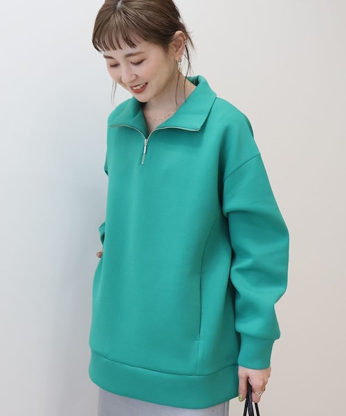ボーラホリック　ナイロンハーフジップ ballaholicからSmall LOGO Half Zip Sweat 4カラーが登場