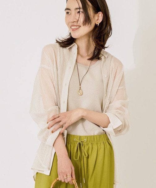 メッシュ長袖シャツ【WEB限定カラー有り】