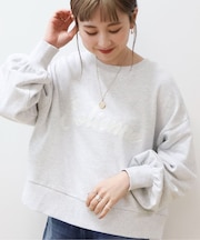 チェーン刺繍スウェット