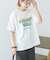 配色ロゴプリントTシャツ